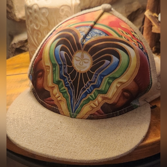 Designer Chris Dyer Peeling Bodies Hemp Flat Bill Cap - Picture 1 of 7